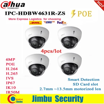 DAHUA Camera IP POE 6MP IPC-HDBW4631R-ZS IR 50M IP66 2.7~13.5 mm Motorizate Len Inteligent de Detectare IP67 Micro SD Slot pentru CCTV aparat de Fotografiat