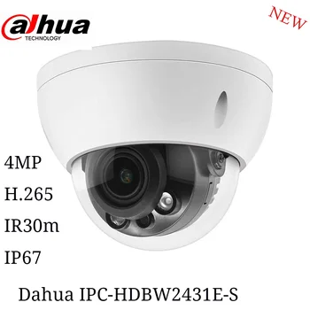 Dahua IPC-HDBW2431E-S IP Camera 4MP POE Slot pentru Card SD H. 265 IK10 Vanda-dovada Starlight IVS Camera de Securitate