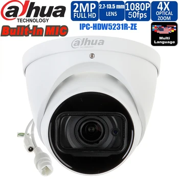 Dahua mutil limba IPC-HDW5231R-ZE 2MP WDR IR Ocular Cameră de Rețea 2.7 mm-13.5 mm lentilă Starlight Cameră de Rețea cu micphone