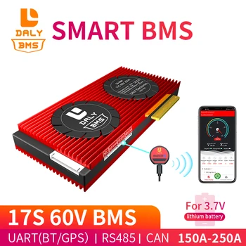 Daly 18650 inteligente BMS 17 60V 150A 200A 250A Bluetooth 485 la dispozitivul USB POATE NTC UART software-ul Li-pe Baterie de la Bord de protecție BMS