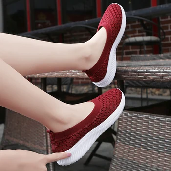 Damyuan 2020 Nou Pantofi pentru Femei Plus Dimensiune 42 Adidași ochiurilor de Plasă Respirabil de sex Feminin Adidași Zapatillas Mujer Greutate de Lumină de Mers pe jos Pantofii