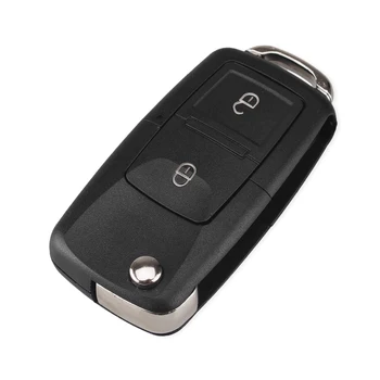 Dandkey 10buc 2/3/3+1 Buton Flip Key Remote Shell Pentru VW Golf Passat B5 B6 Polo Touran Pentru Scaun Pentru Skoda Pliere Cheia Nr Lama