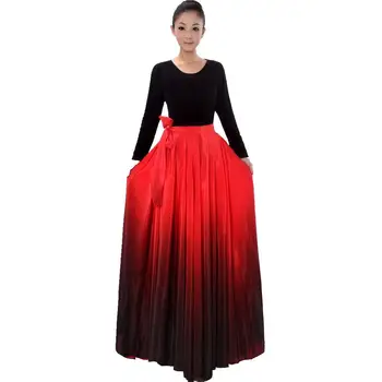 Dans Flamenco Fusta Spaniolă Costume Populare Chineze Dans Cor Uyghur Rochie