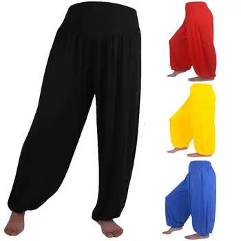 Dans pantaloni Harem pentru femei plus dimensiune 3XL 18 Culori Mijlocul Talie Elastic Liber Casual Modale Bumbac Moale Pantaloni Droppship брюки
