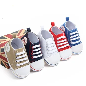Dantela-up Panza Clasic Adidasi Sport Nou-născut Băieți Fete Prima Pietoni Pantofi pentru Sugari Copil Talpă Moale Anti-alunecare Pantofi pentru Copii