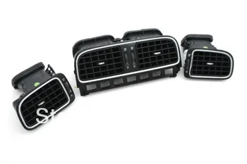 Dash Aerisire Cu Styling Auto cromata & Piano Black Pentru Volkswagen Pentru VW Polo 6R