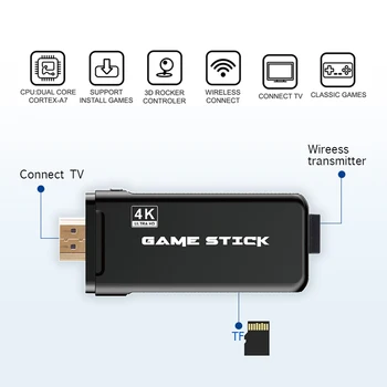Date Broasca Retro Joc Video Consola Cu 2.4 G Wireless Gamepad-uri 10000+ Jocuri Pentru HDMI Familie, TV, Consolă de jocuri Pentru PS1/SNES