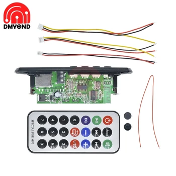 DC 5V 12V LED-uri Auto FM cu Bluetooth MP3 Plaer placa de Sunet Decodor Bord Modulul Pentru Radio Auto Difuzor Audio Car Kit Bluetooth 3.0 cu EDR