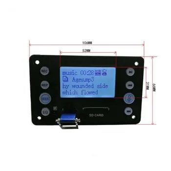 DC 5V 4.0 Înregistrare MIC Port Bluetooth MP3 Decoder Bord Modulul USB SD WAV WMA LX9B