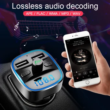 DC5V Multifunctional Dual Porturi USB Smart Auto Bluetooth 5.0 MP3 Player de Muzică Apel Hands-free Auto Universale Accesorii de Interior