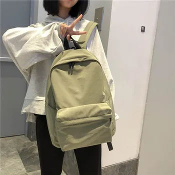 DCIMOR Nou Nailon Impermeabil pentru Femei Rucsac Japonia Stil Culoare Solidă Mochila Feminina Mujer geanta de Voiaj Adolescente Ghiozdan