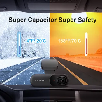 DDPAI Mola N3 Dash Cam 1600P 2K Ultra HD GPS Vehicul cu Mașina Video Auto DVR Wifi Smart Connect Camera Auto Recorder 24H Parcare