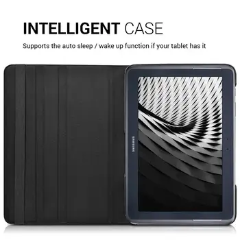De afaceri din Piele Pu Stand Acoperi Tableta Caz pentru Samsung Galaxy Note 10.1 2012 N8000 N8010 N8020(GT-N8000) SM-P600 P601 CAZ