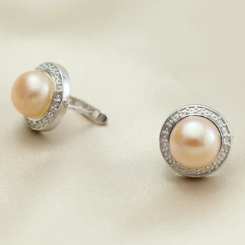 De Apă Dulce Pearl Cercei Pentru Femei,Naturale Reale Cercei Cu Perle Cercei Argint 925 Bijuterii Picătură De Transport Maritim
