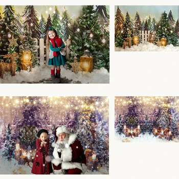 De Crăciun Fundaluri De Fotografie De Anul Nou De Iarnă Fulg De Nea Copac Decor Glitter Chirldren Copii Ziua De Nastere Fundaluri Foto Studio