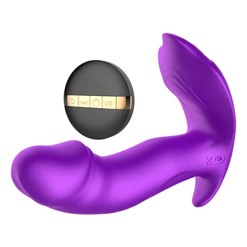 De la Distanță fără fir Vibrator Vibrator pentru Femei Jucării pentru Adulți Invizibil Clitoris, punctul G Stimulator Vibrator cu Chilotei Sex Mașină de Curea pe
