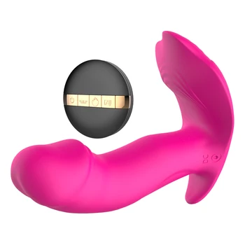 De la Distanță fără fir Vibrator Vibrator pentru Femei Jucării pentru Adulți Invizibil Clitoris, punctul G Stimulator Vibrator cu Chilotei Sex Mașină de Curea pe