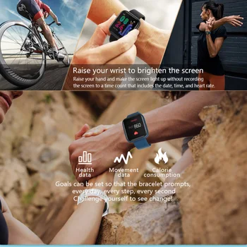 De lux Ceasuri Inteligente Heart Rate Monitor de Presiune sanguina Sport Tracker de Fitness Pentru Smartphone-ul Samsung iPhone 11 XS Motorola MOTO