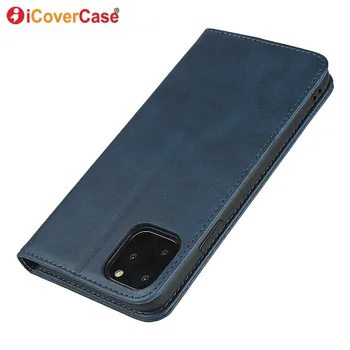 De lux de Caz Pentru iPhone 11 pro MAX din Piele Carte de Portofel Flip Magnetic Cover Pentru iPhone 11 pro 11 Telefon Moale Cazuri Accesoriu Coque