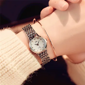 De lux de moda pentru femei ceasuri de aur din oțel inoxidabil cuarț bratara ceas pentru femei de înaltă calitate stras ceas de sex feminin cadouri