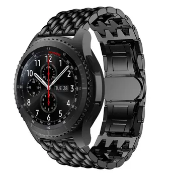 De lux din Oțel Inoxidabil 22MM Înlocuire trupa ceas Pentru Samsung Gear S3 Frontieră/Clasic smart Watch curea pentru Ceas Huawei GT