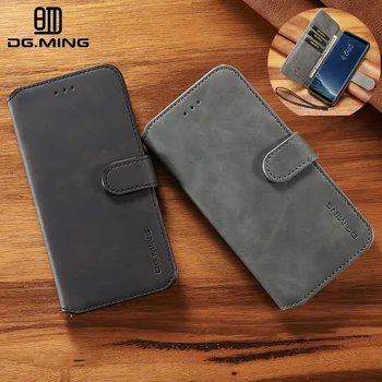 De lux din piele Original Cazuri de Telefon Pentru Fundas Samsung Galaxy S8 S8 Plus caz Coque Pentru Galaxy S8Plus Flip Magnetic Portofel Acoperi