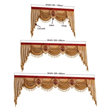 De lux, Draperii personalizate dedicate link-uri Pentru perdea decorațiuni de top Nu inclusiv cortina Pânză și tul Poate fi personalizat