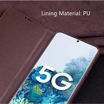 De lux piele naturala magnetice telefon acoperă cu toc de caz pentru Samsung Galaxy S20 FE 5G/Galaxy S21/Galaxy A21S cazuri de telefon