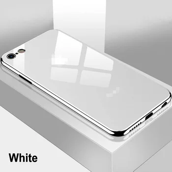 De lux Temperat Telefon Oglindă Placare Caz Pentru iPhone XR XS Max 6S 7 8 Lux Capac de Sticlă pentru iphone 6S 11 8 plus X Caz