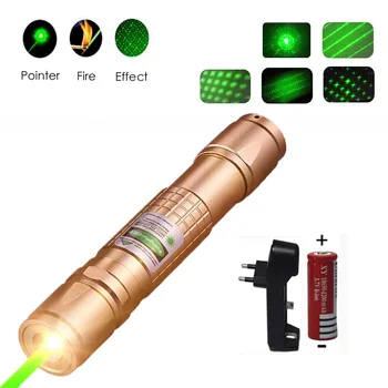De mare putere cu laser pointer de vânătoare verde lazer tactice Laser Pen 303 Ardere laserpen Puternic laserpointer
