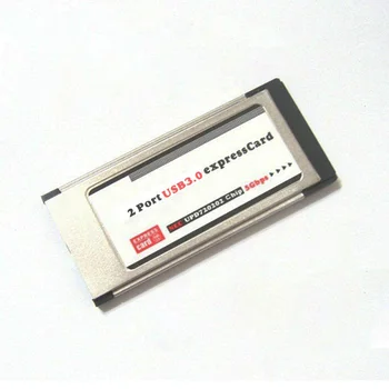 De mare Viteză 2 Port în Interiorul USB 3.0 Usb3.0 să Expresscard 34mm Express Card Adaptor Convertor pentru Notebook Laptop