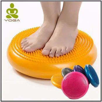 De mari Dimensiuni 34cm PVC Yoga masaj perna saltea de echilibrare roata mai bună pad revoltă îngroșarea yoga echilibrarea Balanței