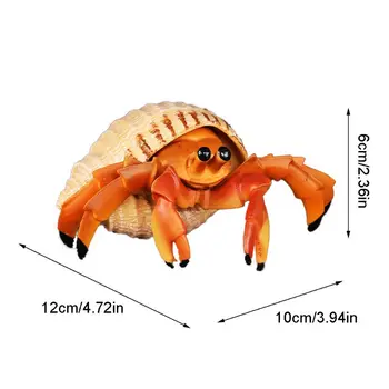De Mari Dimensiuni De Simulare Homar, Crab Pustnic Model De Jucărie Vieții Sălbatice Animale Cifrele De Jucarie Pentru Copii