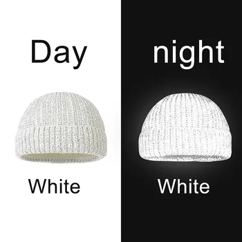 De Noapte Pentru Adulți Reflectorizante De Înaltă Calitate De Moda Toamna Iarna Beanie Pălărie De Moda Cald Tricotate Pălării Шапка Женская