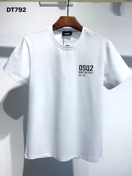 De peste mări Autentic 2020 NOU T-Shirt D2 O-Gât Scurt, tricouri cu maneca Topuri DSQ2 Îmbrăcăminte pentru Bărbați DT792