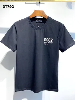 De peste mări Autentic 2020 NOU T-Shirt D2 O-Gât Scurt, tricouri cu maneca Topuri DSQ2 Îmbrăcăminte pentru Bărbați DT792