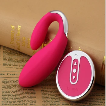 De sex feminin G spot Wireless Vibrator Pentru Cuplu 10 Viteza Mut Masaj Dublu Vibrator Clitoridian Jucarie Sexuala Pentru Femeie Anal, Dop de Fund