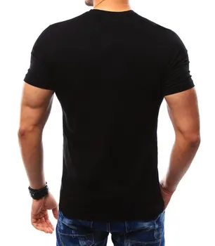 De sex masculin 2018 Brand Short Sleeve Print T Shirt O-Neck Slim Barbati T-Shirt Topuri Fashion Mens Tee Shirt, T Shirts Plus Dimensiune 4XL JGH