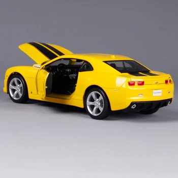 De simulare mare de 1:24 Chevrolet Camaro masina sport aliaj model,rafinat turnat muscle car,avansate de colectare,transport gratuit