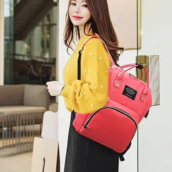 De vânzare cu amănuntul Mami sac Elegant versiunea coreeană doamnă sac de Scutec sac Multi-funcțional mama si copil sac