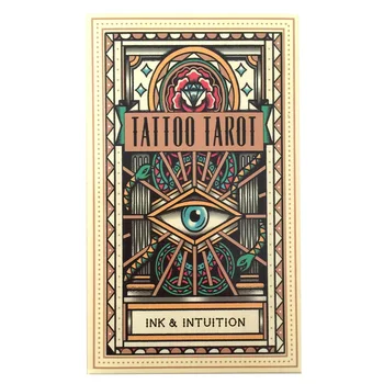 De Vânzare fierbinte Pentru patry joc de cărți de Joc cele 78 de cărți Tatuaj cărți de Tarot