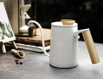 De Vânzare fierbinte se Toarnă 600 ml OverCoffee Filtru din Oțel Inoxidabil Gooseneck Picurare Oală de Ceai Ulcior canboutique hand-made ibric de cafea instrument de bucatarie