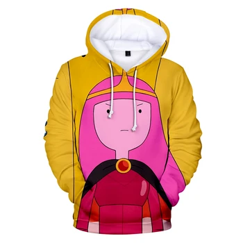 De Vânzare la cald Anime 3D de imprimare Timp de Aventura Hanorace Barbati Femei Primavara Toamna Jachete Casual Streetwear Copii Adventure time Hanorace