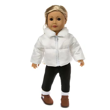 De Vânzare la cald baby doll haine de iarnă în jos jacheta de 18 inch fata papusa haine copii papusa jucării purta @O