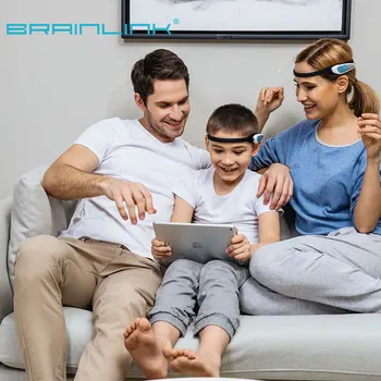 De Vânzare la cald Brainlink Cască Versiunea Internațională Uscat Electrozi EEG bentita Atenție și Meditație Controller Neuro-Feedback-ul