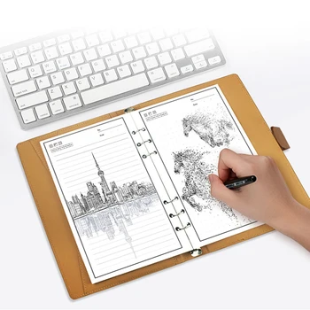 De Vânzare La Cald Inteligent Reutilizabile Poate Fi Ștearsă Notebook, Notepad Notă Pad Cu Stilou Pentru Scoala De Birou De Zi Cu Zi