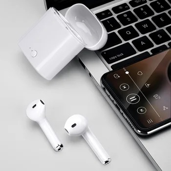 De Vânzare la cald Nou i7s TWS Wireless Bluetooth 5.0 Căști HIFI Mini In-ear Sport Execută setul cu Cască Suport iOS/Android Telefoane