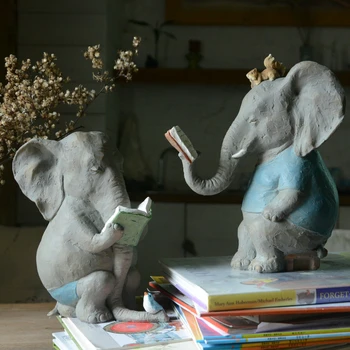De zi cu zi Colectie Casa Moderna de Decorare Camera de zi Decorativ Elefant Norocos zâna Animalelor Ornament de gradina statuia
