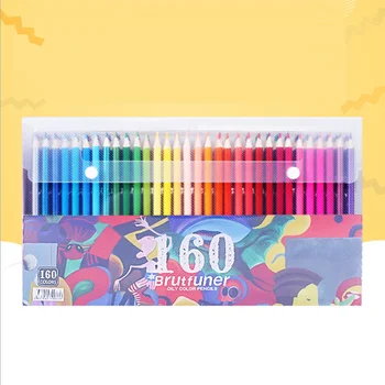 De Înaltă Calitate 48/72/120/160 Culoarea Creion Din Lemn Set Ulei De Creioane Colorate Pentru Desen Schiță Școală Cadouri De Artă
