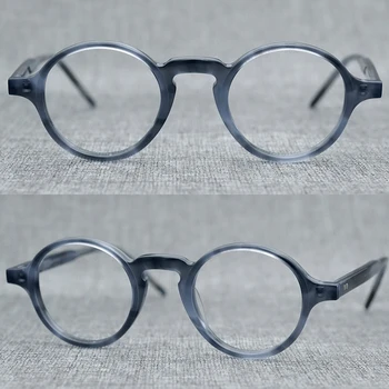 De înaltă Calitate de Acetat de ochelari original Japonia Handmade de calitate, mici, rotunde, pahare mici față Artist pahare decorate TB904